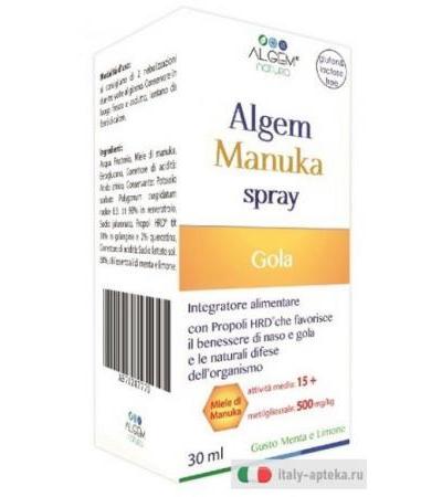 ALGEM MANUKA SPRAY 30ML