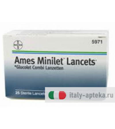 Ames Minilet 25 lancette pungidito
