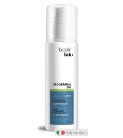 Bioclin Deodermial 24h Vapo Senza Profumo 100ml