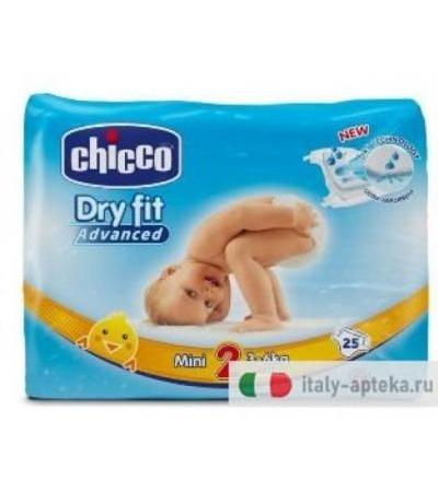 Chicco Pannolini Dry Fit Advance Mini 25 Pezzi