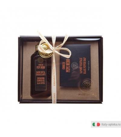 Erbario Toscano Giftset Pepe Nero Bagnodoccia e Sapone