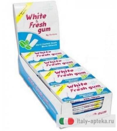 FORHANS WHITE&FRESH GUM 12CONF