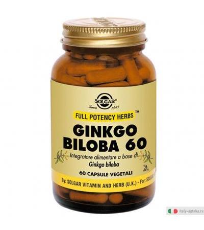 Ginkgo Biloba Solgar 60 Capsule