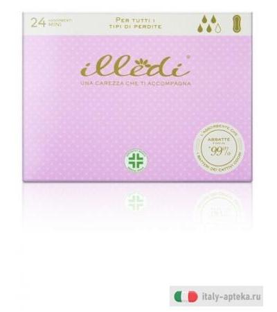 Illedi Assorbenti Mini TNT 230mm 24 Pezzi