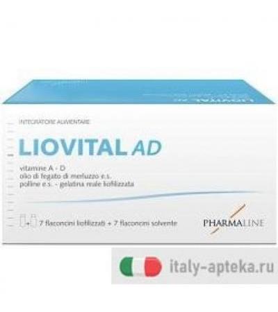 Liovital  Adulti 7 Flaconcini Liofilizzato + 7 Flaconcini Solvente