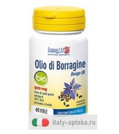 Longlife Olio Borragine Bio 60 Perle
