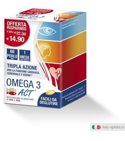 Omega 3 Act 60 Perle 540mg