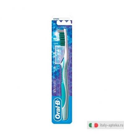 OralB Advantage Spazzolino 3D White&Cool 35 Medio