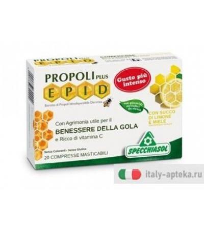 Propoli Epid Plus Miele Limone 20 Compresse Masticabili