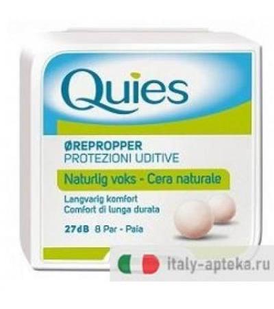 QUIES TAPPO AURIC CERA 8PA