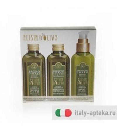 Set Eklisi D'Olivo - Bagno Doccia, Shampoo ed Emulsione Corpo