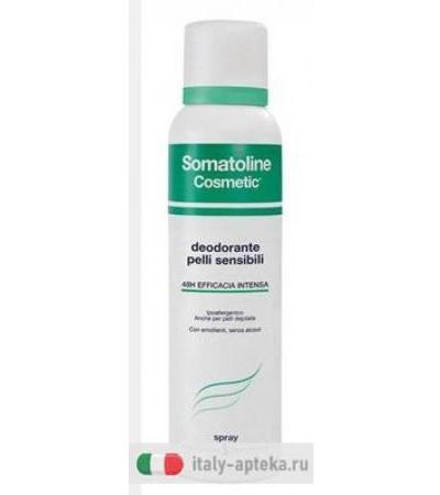 Somatoline Cosmetic Deodorante Pelli Sensibili Spray 150ml