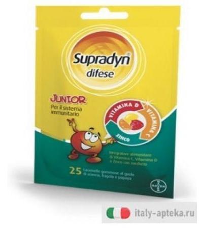 Supradyn Difese Junior 25 Caramelle Gommose