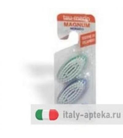 Tau-Marin Testine Ricambio Spazzolino Magnum 2 Pezzi