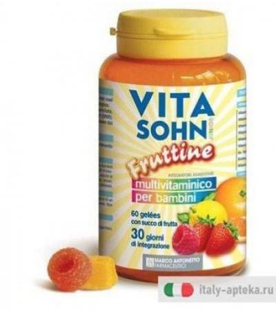 Vitasohn Junior Fruttine 60 caramelle