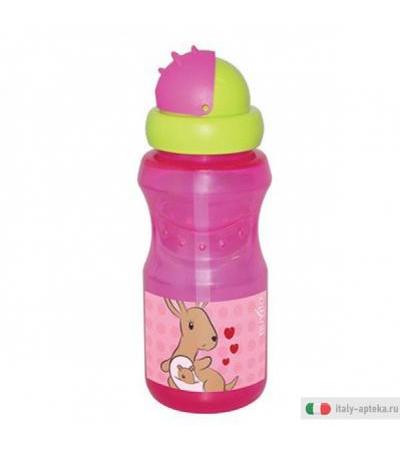 borraccia c/cannuccia rosa