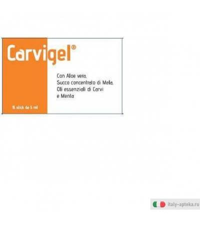 carvigel integratore alimentare a base di aloe vera; carvi estratto secco, oli essenziali di carvi