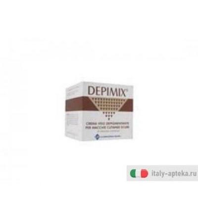 depimix crema per il viso con azione depigmentante per le macchie cutanee scure.