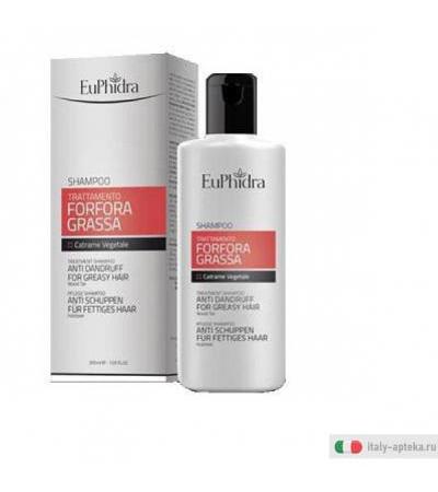 Euphidra Shampoo Trattamento Antiforfora per capelli Grassi 200 ml