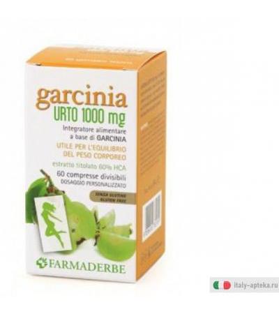 Farmaderbe Garcinia Urto 1000 Integratore Peso Corporeo 60 Compresse