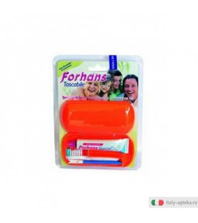 Forhans Kit Tascabile: Spazzolino + Dentifricio denti Bambino