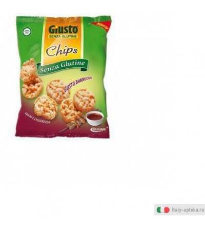 Giusto senza Glutine Chips Gusto Barbecue Snack salato 30 g