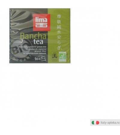 Lima Tè Bancha Verde Biologico in Filtri da 15g