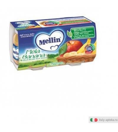 Mellin Omogeneizzato Mela e Banana 2 Vasetti 100 g