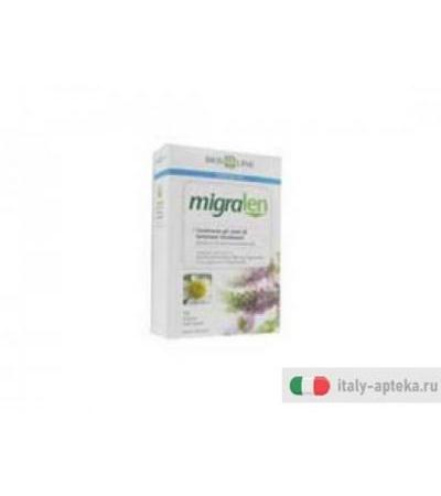 migra len integratore alimentare a base di estratti vegetali di partenio, melissa, agnocasto, cola