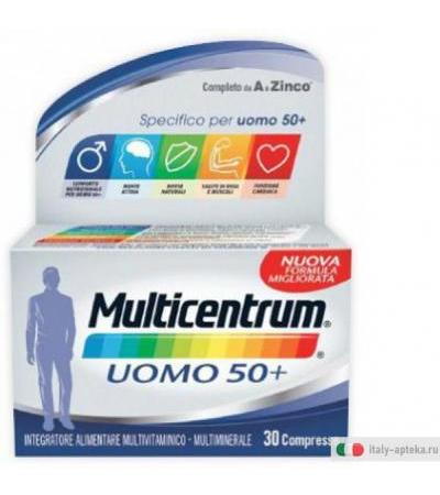 Multicentrum Linea Uomo 50+ Integratore 30 Compresse