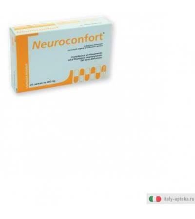 neuroconfort integratore alimentare con estratti vegetali di zafferano e melissa.