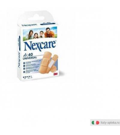 Nexcare Universal 40 Cerotti pelle assortiti