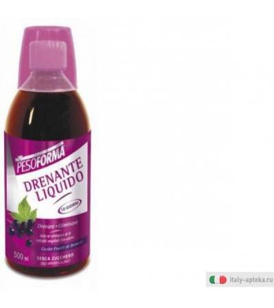 Pesoforma Drenante liquido Integratore ai Frutti di bosco 500 ml