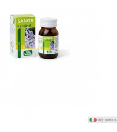 sanor ansievit complemento alimentare utile per favorire un sonno fisiologico ed un risveglio senza