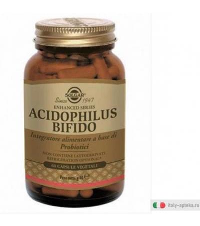 Solgar Acidophilus Bifido Integratore Alimentare 60 Capsule Vegetali