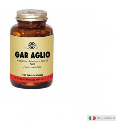 Solgar gar Aglio Integratore Difese Immunitarie 100 Perle