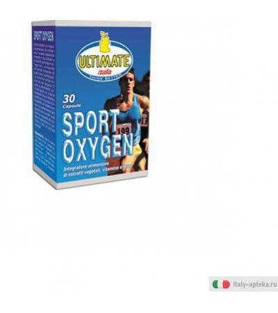 Ultimate Italia Integratore Alimentare Sport Oxygen, 30 Caps da 28 gr
