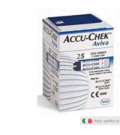 Accu-chek Aviva 25 strisce