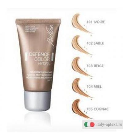 Defence Color Fondotinta Idratante Cognac 105 30 ml