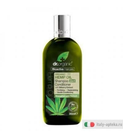 Dr Organic Hemp Shampoo 2in1