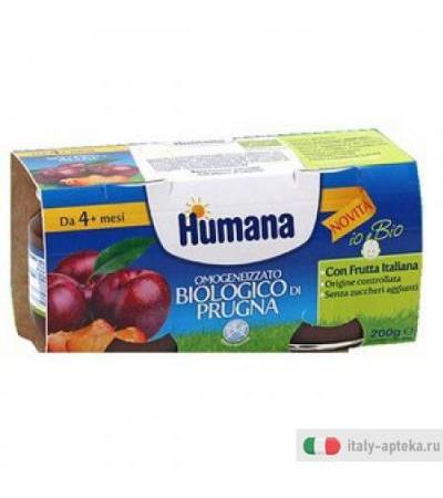 Humana Omog Prugna Biologica 2x100g