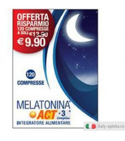 Melatonina Act+3 Complex120cpr