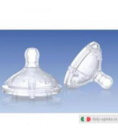 Nuby Nt Tett Sil Flu 1/2/3 2pz