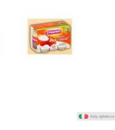 Omog Plasmon Yogurt/mela 2x120