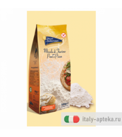 Piaceri Mediterranei Miscela Farina per Pane e Pizza 500g