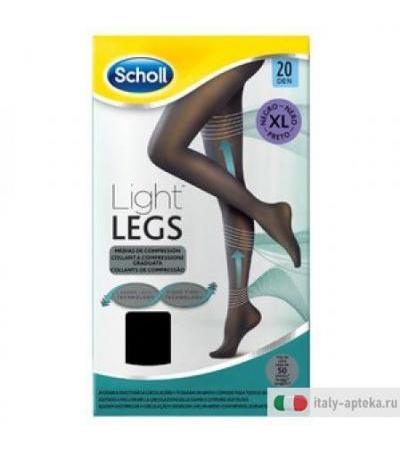 Scholl Lightlegs 20 Den Xl Nero