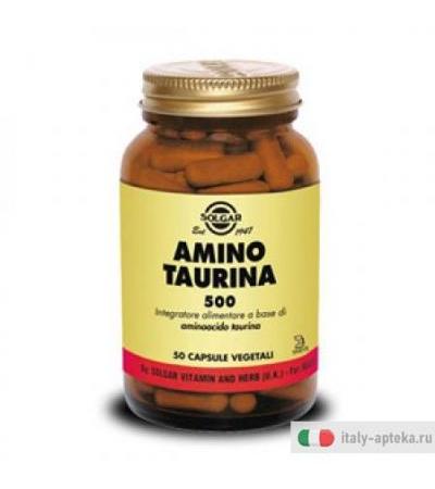 Solgar Amino taurina 500 50 capsule vegetali