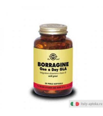Solgar Borragine One a day GLA 30 perle softgel
