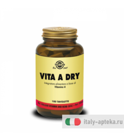 Solgar Vita A dry 100tavolette