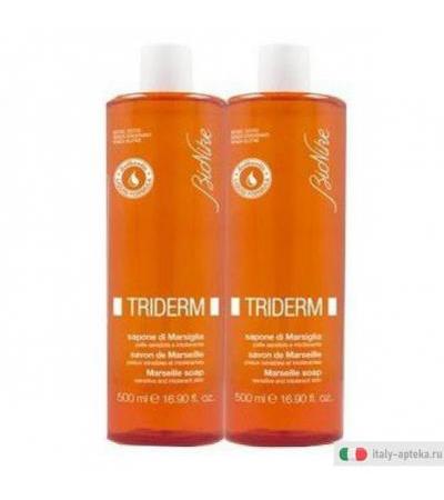 Triderm Sapone di Marsiglia Bipack 500 ml + 500 ml